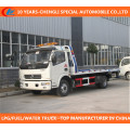 Dongfeng 6 Wheeler Flachbett-Wrecker